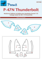 Canopy mask for P-47N Thunderbolt Sword - Image 1