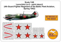 Lavochkin La-5 - paint stencil