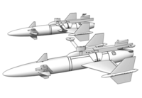 2  Rb04C/ D missile w. SAAB A32 Lansen launchers for AX/ TAR