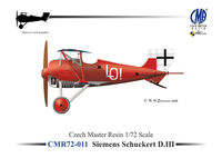 Siemens-Schuckert D.III (this kit does not have any decals included)