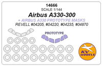 Аirbus A330-300 ( + Airbus 330 prototype masks) - (REVELL) + wheels masks