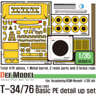 T-34/76 PE Basic detail up set (for Academy/ICM-Revell 1/35)