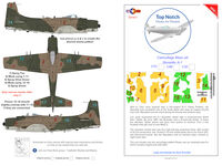 Douglas Skyraider A-1 H/J - camouflage pattern paint masks (for Zoukei-Mura kits)