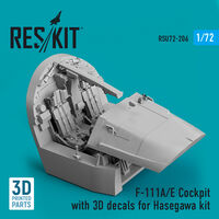 F-111A/E Cockpit With 3D Decals For Hasegawa Kit