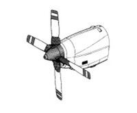 Lockheed C-130 Hercules Allison T56-A-15 Engine Set (designed to be used with Italeri kits)