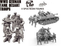 WWII German Tank Desant Troops (5pcs) - Image 1