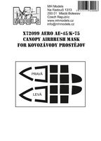 Aero Ae-45/K-75 Canopy Airbrush Mask For Kovozavody Prostejov