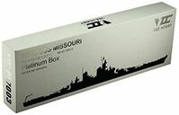 USS MISSOURI BB-63 1945 Platinum Box