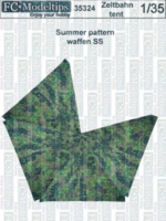 Zeltbahn tent for 4 person, summer pattern