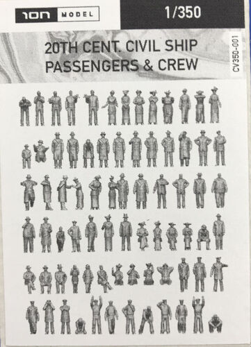 20th Cent. civil ship passengers and crew - Image 1