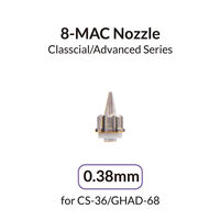 Airbrush 0.38mm Nozzle of Quick Self-Centering Structure for CS-36 & GHAD-68
