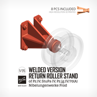 Welded Version Return Roller Stand of Pz.IV, StuPa IV, Pz.jg.IV/70(A) Nibelungenwerke Prod