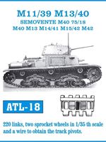 M11/39 M13/40 SEMOVENTE M40 75/18 M40 M13 M14/41 M15/42 M42 - Image 1