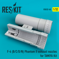 F-4 B/ C/ D/ N Phantom exhaust nozzles for TAMIYA Kit