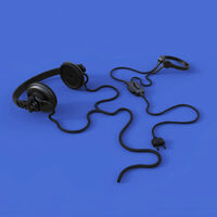 German Tanker Head Phones Set - WWII - Image 1