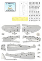 Republic P-47 Bubbletop - Mask for Panels (for Tamiya kits) - Image 1