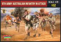 Australian WWII Infantry in Attack - British 8th Army