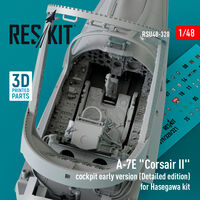 A-7E Corsair II Cockpit Early Version (Detailed Edition) For Hasegawa Kit (3D Printed) - Image 1