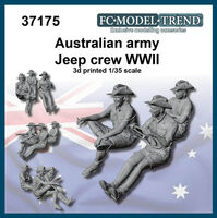 Australian Army Jeep Crew WWII - Image 1