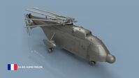 Aerospatiale SA.321 Super Frelon folded blades - 3D printing (2 helicopters) - Image 1