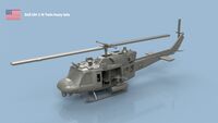 Bell UH-1 N Twin Huey Late - 3D printing (1 helicopter)