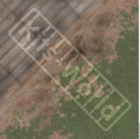 1st Strategic Air Depot (RAF Honington) Diorama Self-Adhesive Matt Vinyl - Model Airfield Base(225mm x 225mm)