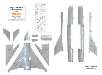 Mig-21 MF/MFN Masks For Panels (For Eduard) - Image 1