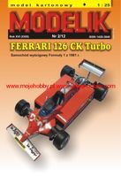 FERRARI 126 CK Turbo - Samochd Formuy 1 z 1981 roku