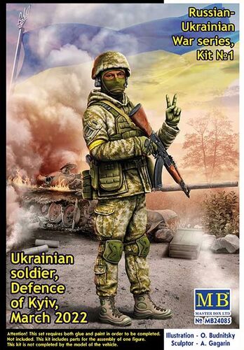 Russian-Ukrainian War series, Kit №1. Ukrainian soldier, Defence of Kyiv, March 2022 - Image 1
