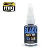 BLACK SLOW DRY CYANOACRYLATE - Image 1