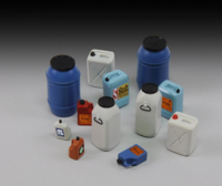 Plastic chemical/ water containers and bottles - Image 1