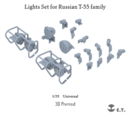 Lights Set for Russian T-55 Family