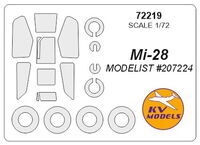 Mi-28  (MODELIST) + wheels masks - Image 1