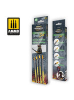 Ammo Wargaming Universe - Dry Brush, Land Brush Set