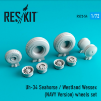 Uh-34 Seahorse / westland wessex (NAVY Version) wheels set - Image 1