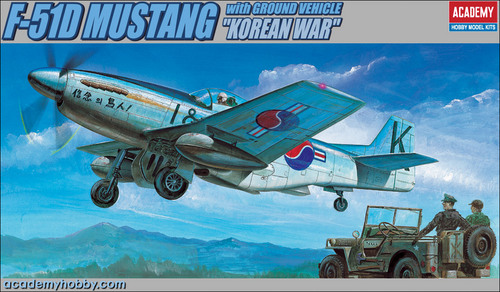 F-51D KOREAN WAR with Ground Vehicle - Image 1