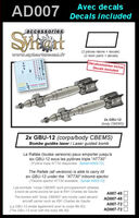 2x GBU-12 (Body CBEMS) (Decals Included) - Image 1