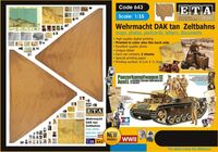 Wehrmacht WWII DAK tan Zeltbahns - Image 1