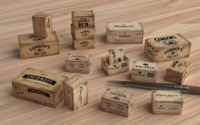 Wooden Crates: liquors