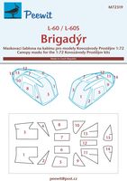 Canopy Mask For L-60 Brigadyr (For Kovozavody Prostejov Kits) - Image 1