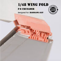 Folding wings for Vought F-8 E Crusader 3D-Printed (for Hasegawa kits)