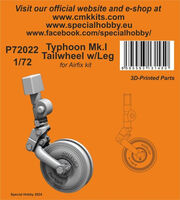 Typhoon Mk.I Tailwheel With Leg (For Airfix Kit) - Image 1