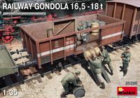 Railway Gondola 16,5-18t with Figures & Barrels - Image 1