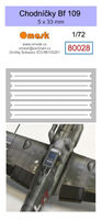 Messerschmitt Bf-109 - Walkways 5 x 33 mm (OraMask) - Image 1
