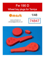 Fw 190 D Wheel Bay Plugs (For Tamiya 61041, 61081, 25213) - Image 1