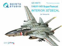 F-14D 3D-Printed & coloured Interior on decal paper (for Tamiya kit) - Image 1