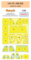 Bell UH-1D / AB-205 Masks (for Italeri kits) - Image 1