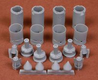 B-58 Hustler seamless engine intakes for Revell/Monogram kit - Image 1