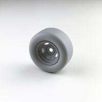 Wheels (NASCAR type tires + 5-spoke rims) - Image 1