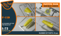 F-15D Painting Mask Double-Sided (For Fine Molds Kit) - Image 1